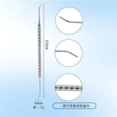 Dental tool set 8-piece, stainless steel, tartar cleaning - 8