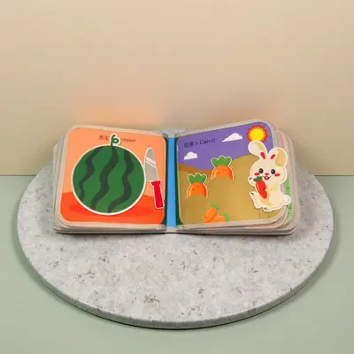 Sternenhimmel-Kleiner-Prinz Filz-Beschäftigungsbuch Kinder-Vorschule Lernspielzeug Riss-Buch Baby-Beißbuch 3D-Stoffbuch Großhandel