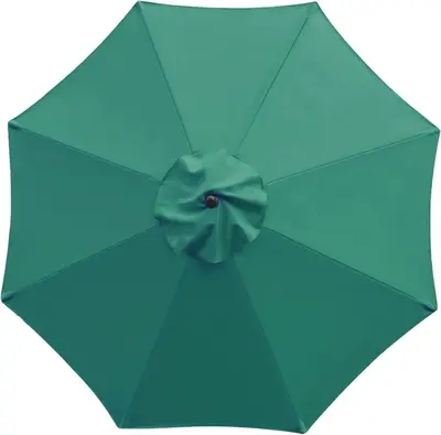 Single-Top Outdoor Garden Umbrella Replacement Canopy, Frame Not Included - 7