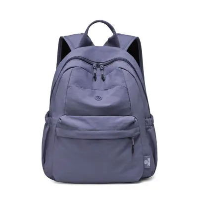 Women's Lightweight Water-Resistant Nylon Backpack, Large Capacity - 6