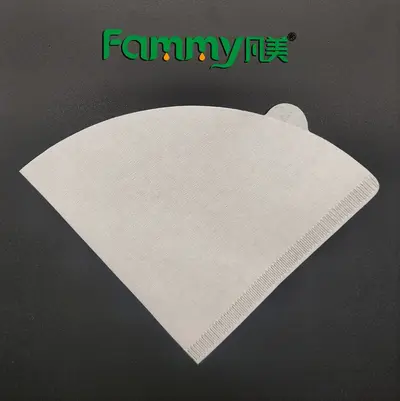 Оптовый производитель конусных бумажных фильтров для кофе V01, ручной работы, бумажные фильтры для капельного кофе, пакет фильтров для молотого кофе, оригинальная бумага из древесной целлюлозы