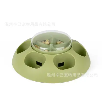 Dog Press Feeder Puzzle Toy, Slow Feeder Bowl for Cats and Dogs - 8