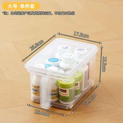 Kitchen storage box with wheels and handle - 8