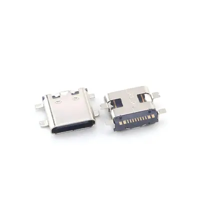 USB Type-C Dişi 16-Pin Yatay Konnektör Hızlı Şarj - 12