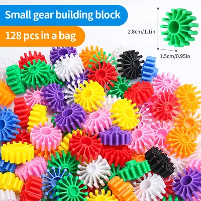 Gear building blocks toy 3-6 years, assembly, educational - 10
