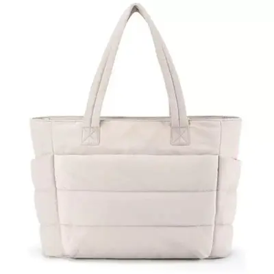 Large Capacity Women's Lightweight Cotton Tote Bag for Yoga and Travel