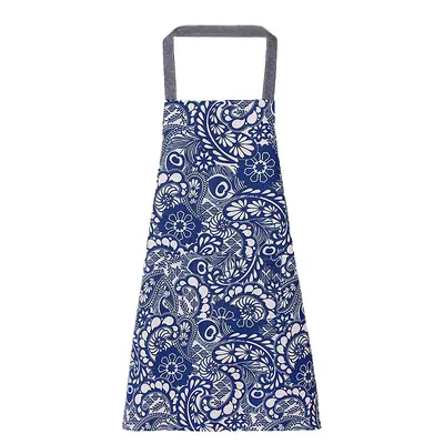 Ethnic Style Kitchen Apron, Stain and Oil Resistant Cotton, Unisex