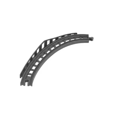 Wooden Train Set Accessories, Curved Track Pieces - 5