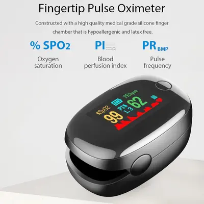 LED Display Finger Pulse Oximeter for Home Use