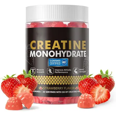 Creatine Monohydrate Strawberry Gummies - 5