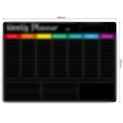 Magnetic Refrigerator Planner with Calendar and Whiteboard - 11