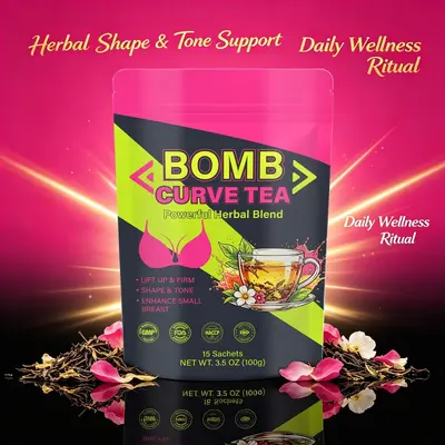 BOMB CURVE TEA Herbal Tea, 15 Small Tea Bags - 5