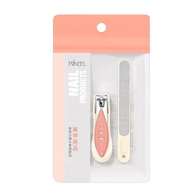Chuanqier manicure set nail scissors manicure polish nail file sharp nail scissors portable home nail scissors - 7