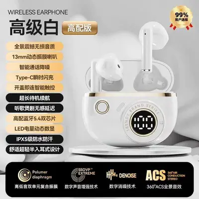 Berlin Semi-In-Ear Bluetooth Earbuds HiFi Sound Gaming - 12