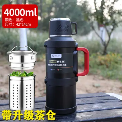 316 Stainless Steel Insulated Pot, Large Capacity, Extended Tea Infuser - 7
