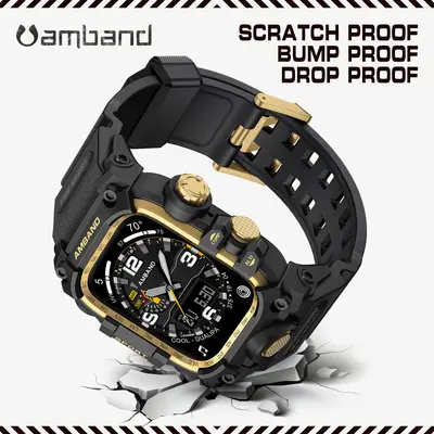 Ultra Thin TPU and Metal One-Piece Strap for Apple Watch