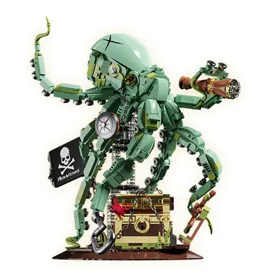 Yongle-Sternenmeer Piraten-Oktopus-Kapitän Bausteine