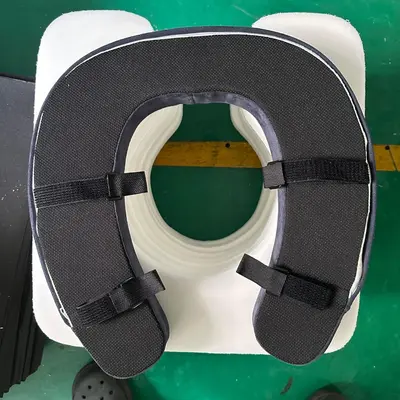 Suction Cup Raised Soft Toilet Seat Cushion for Elderly and Pregnant Women - 4