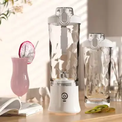 Taşınabilir blender, 600ml, USB şarjlı