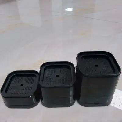 方形洗衣机底座冰箱加高减震垫波轮滚筒通用脚垫跑步机增高防震垫 - 8