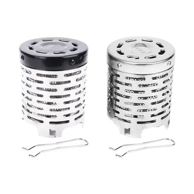 Amazon Best-Selling Outdoor Camping Heating Cover Stove Mini Stainless Steel Portable Heating Cover Camping Tent Heater