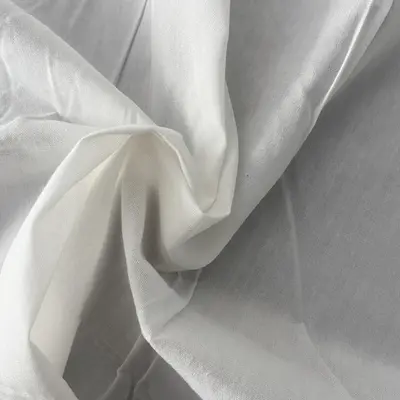 TC Polyester-Cotton White Pocket Lining Fabric, 110x76