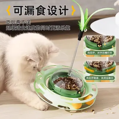 Kendi Kendine Oynayan Kedi Oyuncağı, Devrilmez Oyuncak, Kaçak Mama Kabı - 3