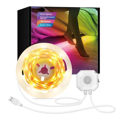 Grenzüberschreitender Spot KESHU farbige Bluetooth-App Körpersensor Nachttischlampe USB5V5050 mit Schlafzimmersensor - 7