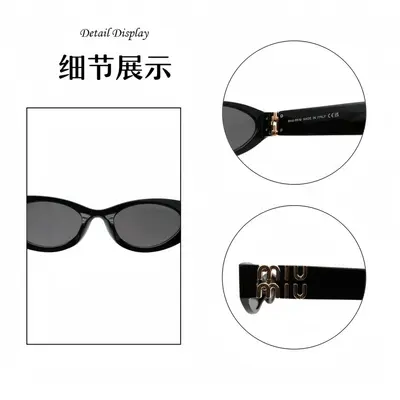 Katzenaugen-Sonnenbrille, UV-Schutz, modisch - 3