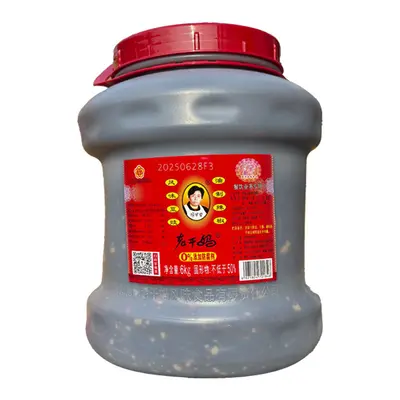 Lao Ganma Fermente Soya Fasulyeli Acı Biber Sosu 6kg x 2 Kova