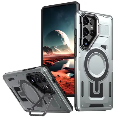 Magnetic Stand Shockproof Protective Case for Samsung S25 Ultra - 7