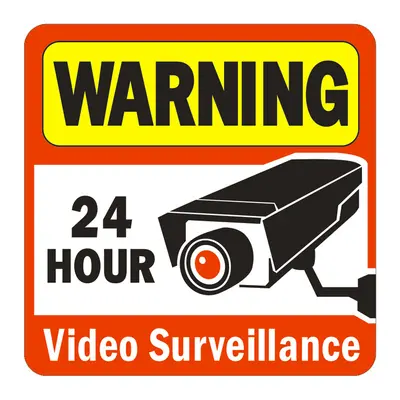 CCTV Warning Sign, Outdoor Video Surveillance Notice