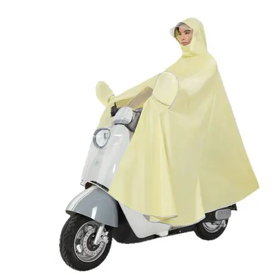 Electric Vehicle Raincoat Poncho, Integrated Full Body Motorcycle