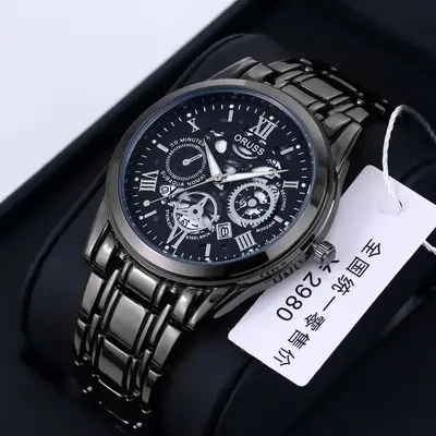 Men's quartz watch, business style, fully automatic - 2