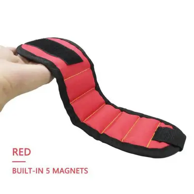 Yapışkanlı Velcro donanım aracı tornavida vidaları ile sınır ötesi manyetik bilek kayışı manyetik manyetik bilek kayışı - 8