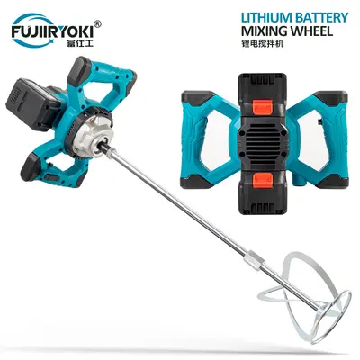 Lithium-Akku Zementmischer und Elektrobohrer
