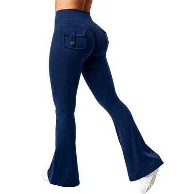 Çıplak Hissi Mikro Paça Yoga Pantolonu, Elastik Bel, Hızlı Kuruyan - 12