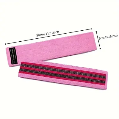 Wide Knitted Elastic Resistance Loop Bands for Fitness and Squat Training - 8