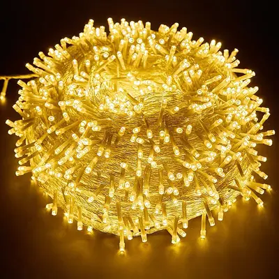 LED küçük renkli ışık dize durak yıldız ışığı kamp tarzı atmosfer ışık dize Noel açık hava festivali dekoratif ışık yanıp sönen ışık pil - 7