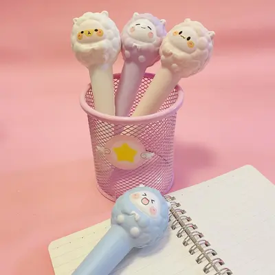 Sheep-Shaped Slow Rebound Stress Relief Gel Pen