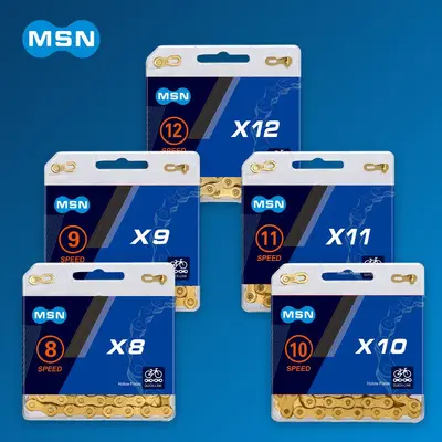 Premium Bicycle Chain X8 X9 X10 X11 X12 Chain Mountain Bike Chain 21/24/27/30/33 Speed
