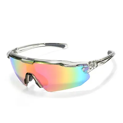 Kinder-Sportsonnenbrille, TR90-Rahmen, PC-Gläser, UV400, Größe M - 8