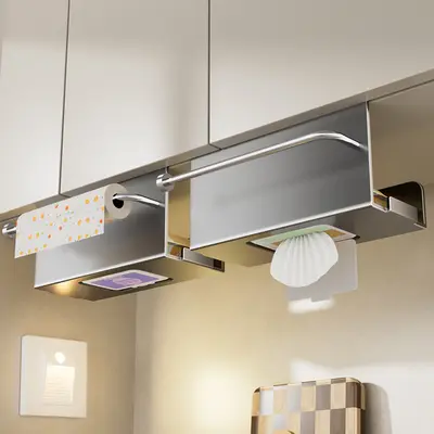 Kitchen wet wipe storage box, wall-mounted, paper towel holder