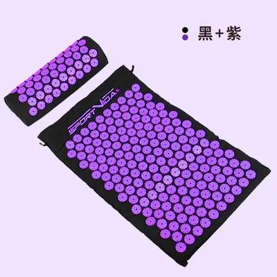 Acupuncture Massage Mat Set for Yoga, Lotus Sponge Design - 12