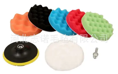 6-12 teiliges selbstklebendes Schwamm-Polierpad-Set - 7