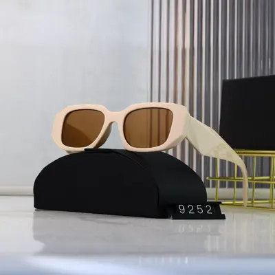 Retro-Sonnenbrille mit eckigem Rahmen, Unisex, Modell 9252 - 6