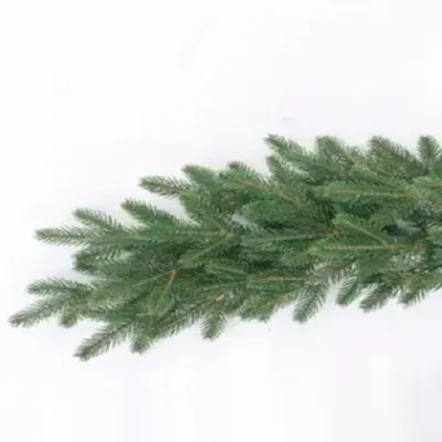 Noel rattan çelenk, 2,7 metre çam dallı - 5