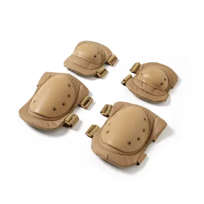 Tactical Knee and Elbow Pad Set, 4-Piece, for Climbing and Cycling - 9