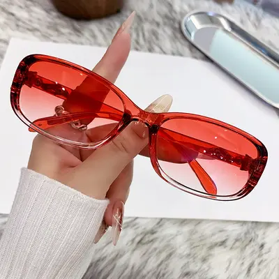 Small frame fox head women's sunglasses, UV protection - 9