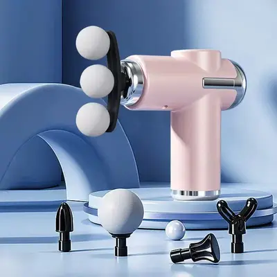 Mini Massage Gun for Neck and Shoulders, Digital Display, Silent - 9